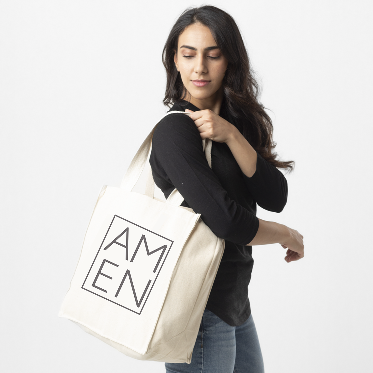 Cotton Canvas Tote Bag | Amen
