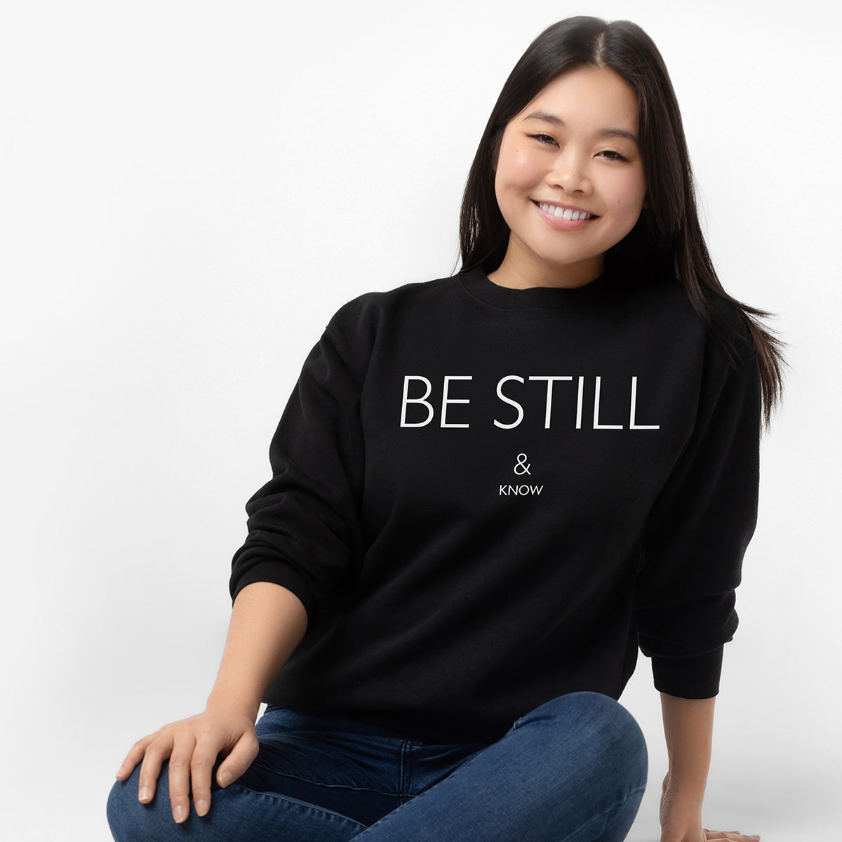 PREMIUM CREW NECK | BE STILL