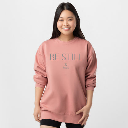 PREMIUM CREW NECK | BE STILL