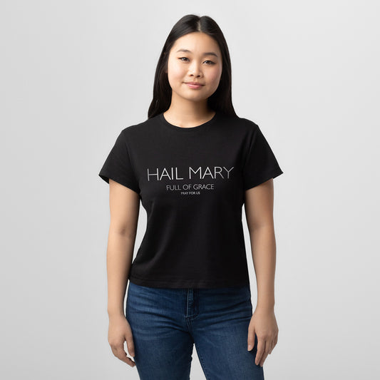 LADIES HIGH-WAISTED TEE | HAIL MARY