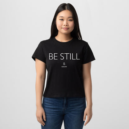 LADIES HIGH-WAISTED TEE | BE STILL