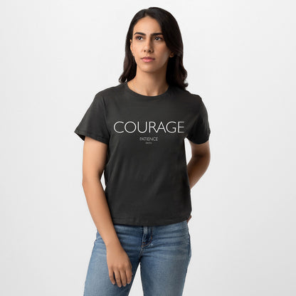 LADIES HIGH-WAISTED TEE | COURAGE