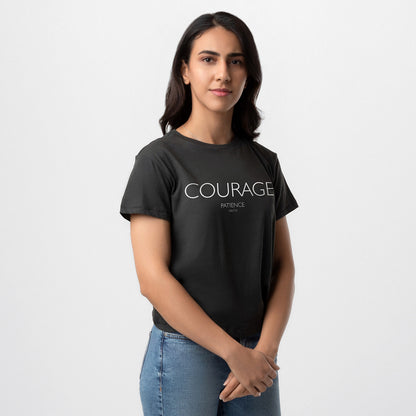 LADIES HIGH-WAISTED TEE | COURAGE