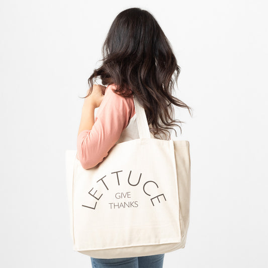 Cotton Canvas Tote Bag | Lettuce