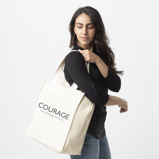 Cotton Canvas Tote Bag | Courage Daughter